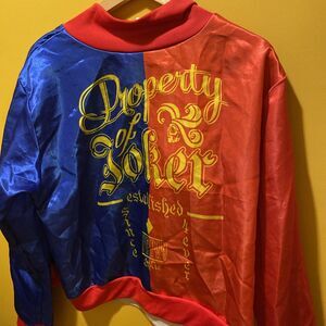 SUICIDE SQUAD Property of Joker Varsity Jacket Size Large
